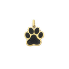 Black Dog Paw Print