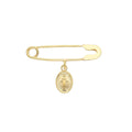 Oval Milagrosa Safe Pin