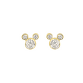 Small Mickey Cz Baby Stud