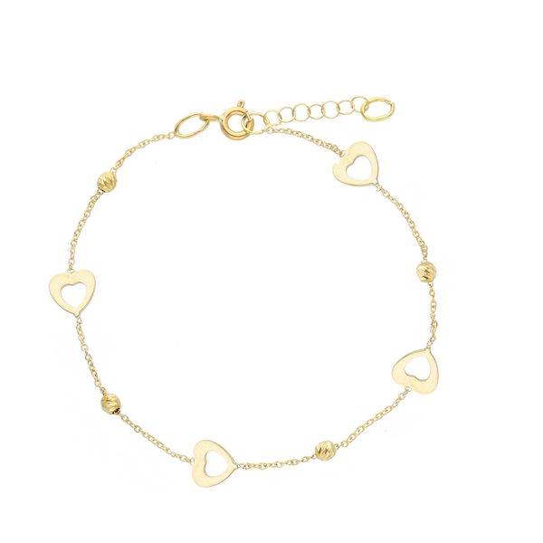 Open Heart Fancy Style Bracelet