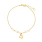 Center Puff Heart Bracelet