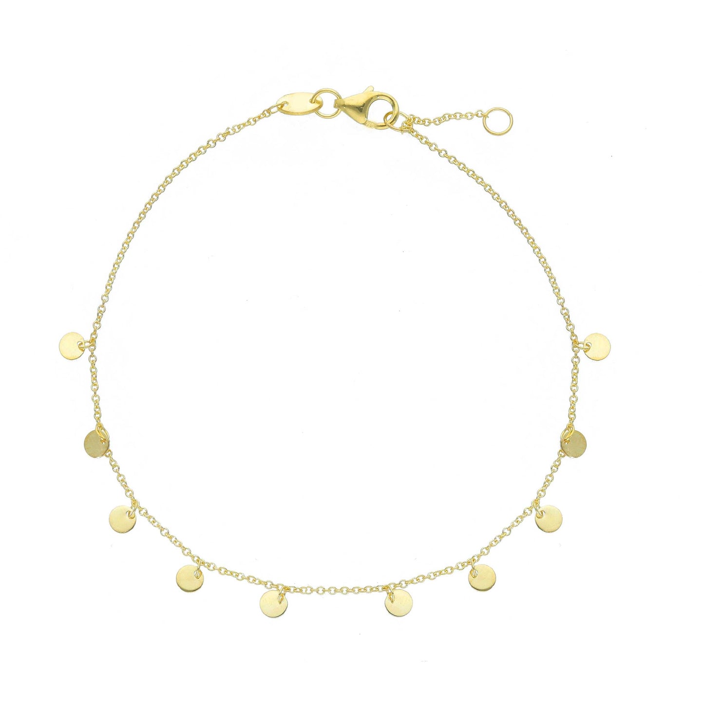Circle Mini Charms Bracelet