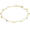 Color Charm Style Anklet