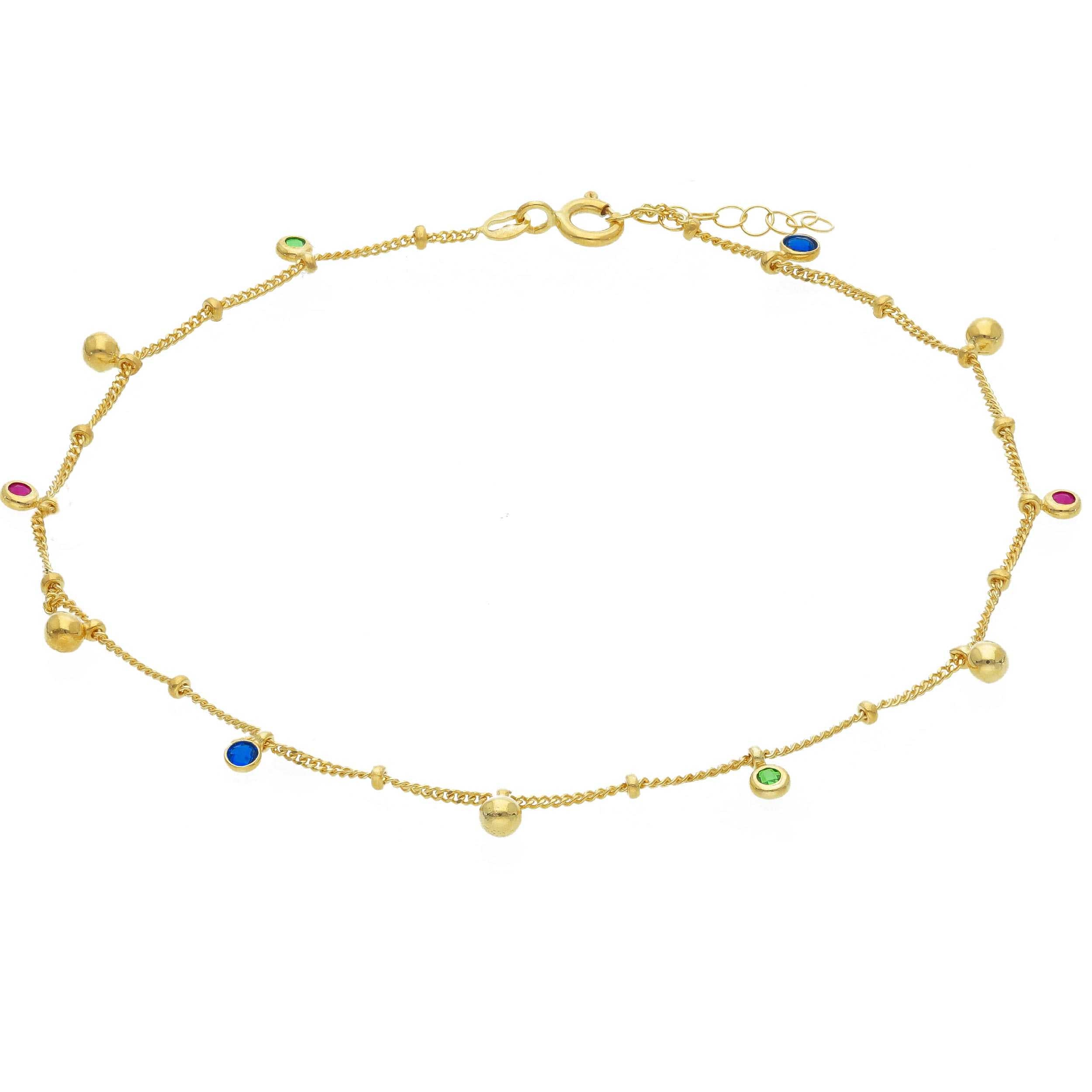 Color Charm Style Anklet