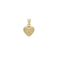 Diamond Cut Heart Puff Mini