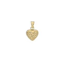 Diamond Cut Heart Puff Mini