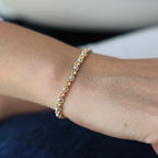 Diamond Cut Ball Bracelet