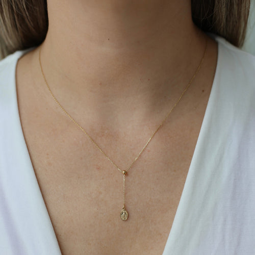 Mini Oval Milagrosa Necklace