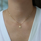 Mini Angel Round Medal