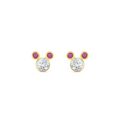 Small Mickey Colors Baby Stud Pink