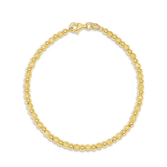 Diamond Cut Balls Bracelet