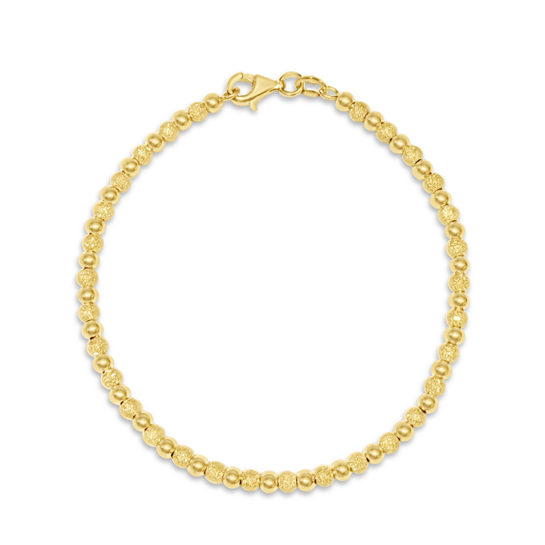 Diamond Cut Balls Bracelet
