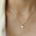 Mother of Pearl Heart