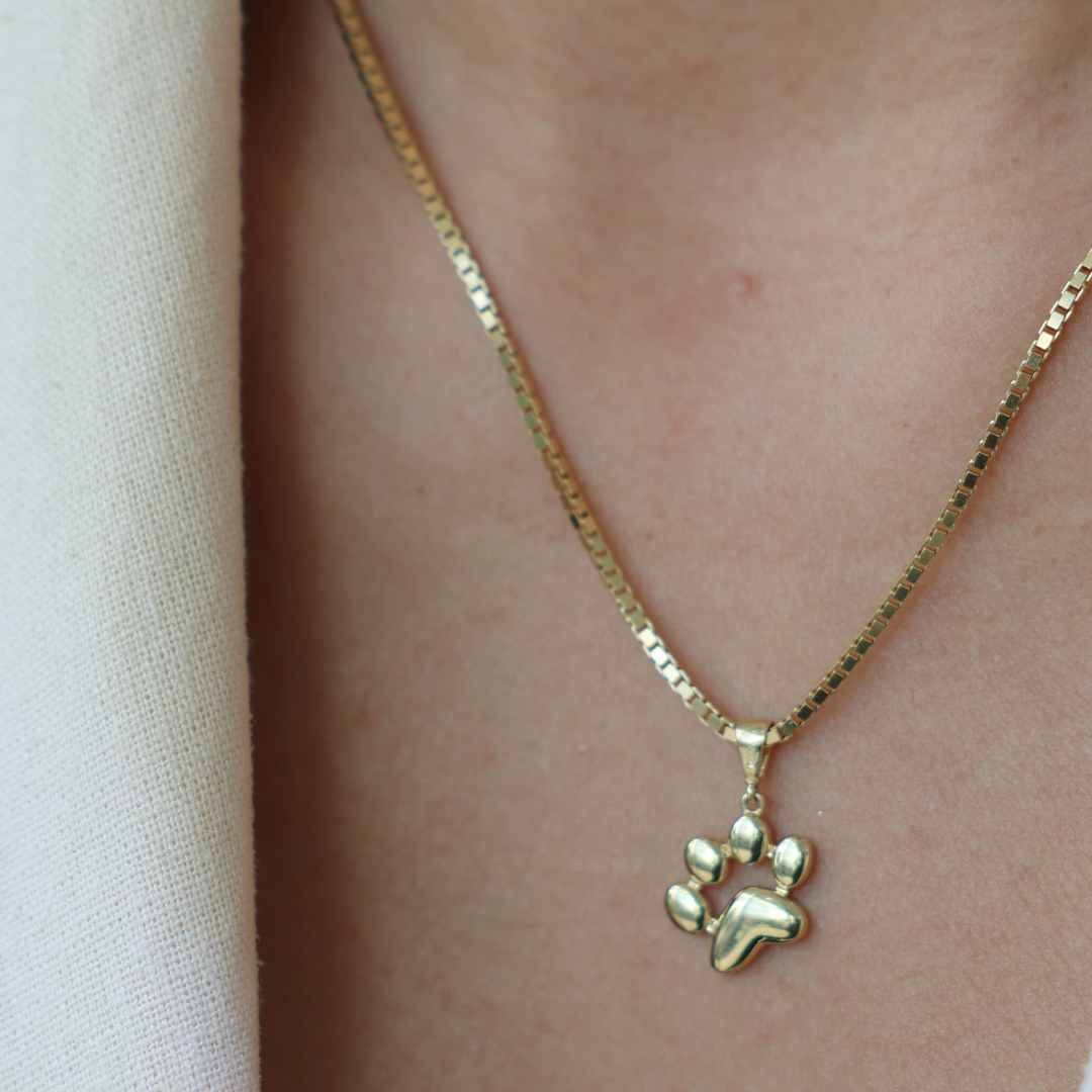 Dog Footprint Pendant