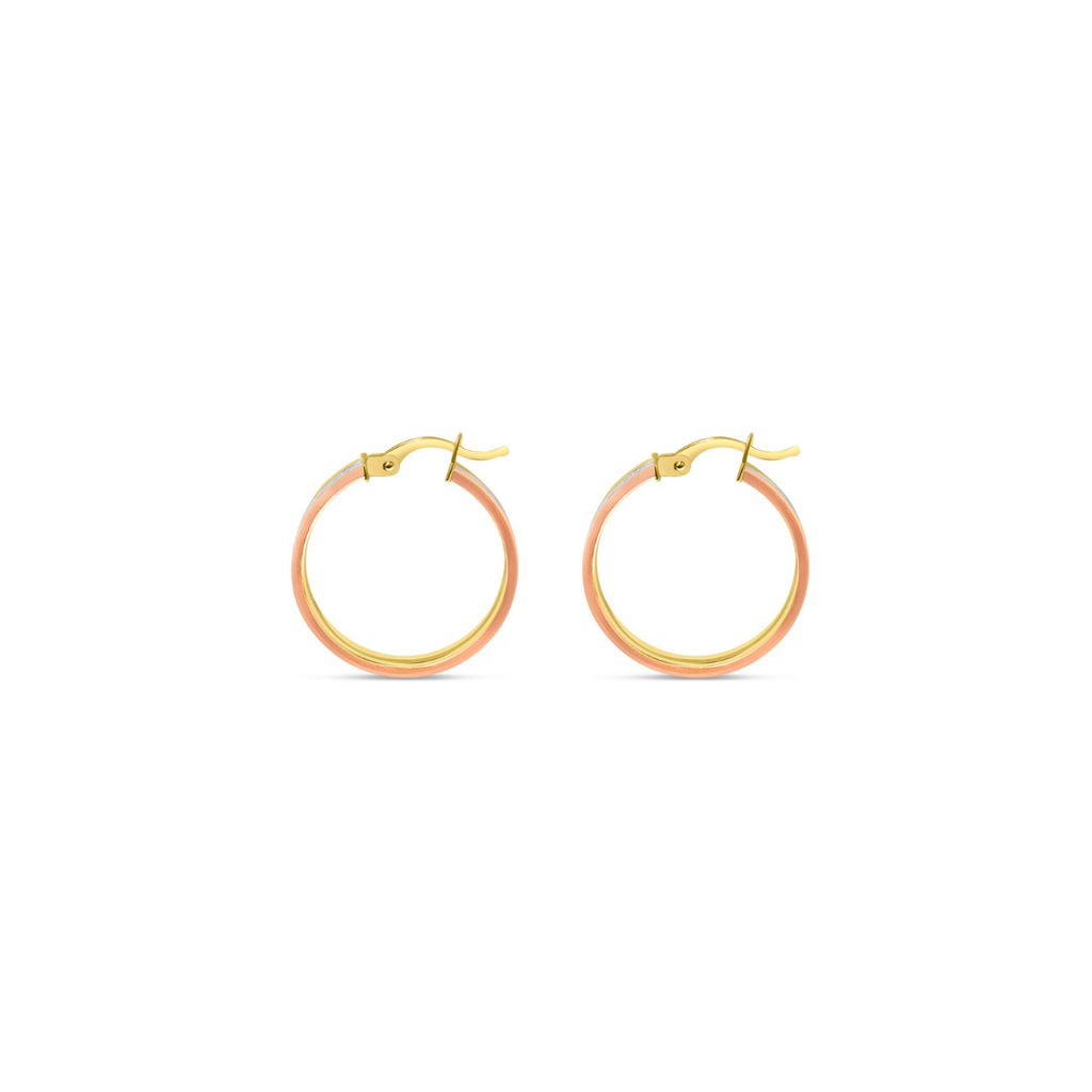 TRI RING MEDIUM HOOPS