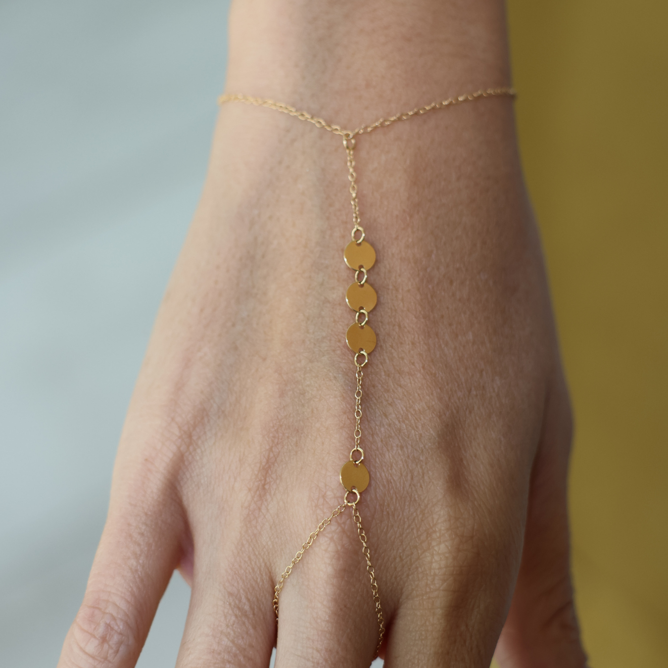 Flat Circle Bracelet and Ring