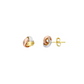 Knot Stud Tri-color