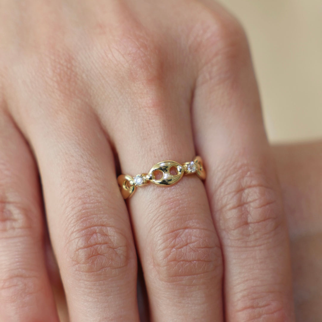 Cz Mariner Fancy Style Ring