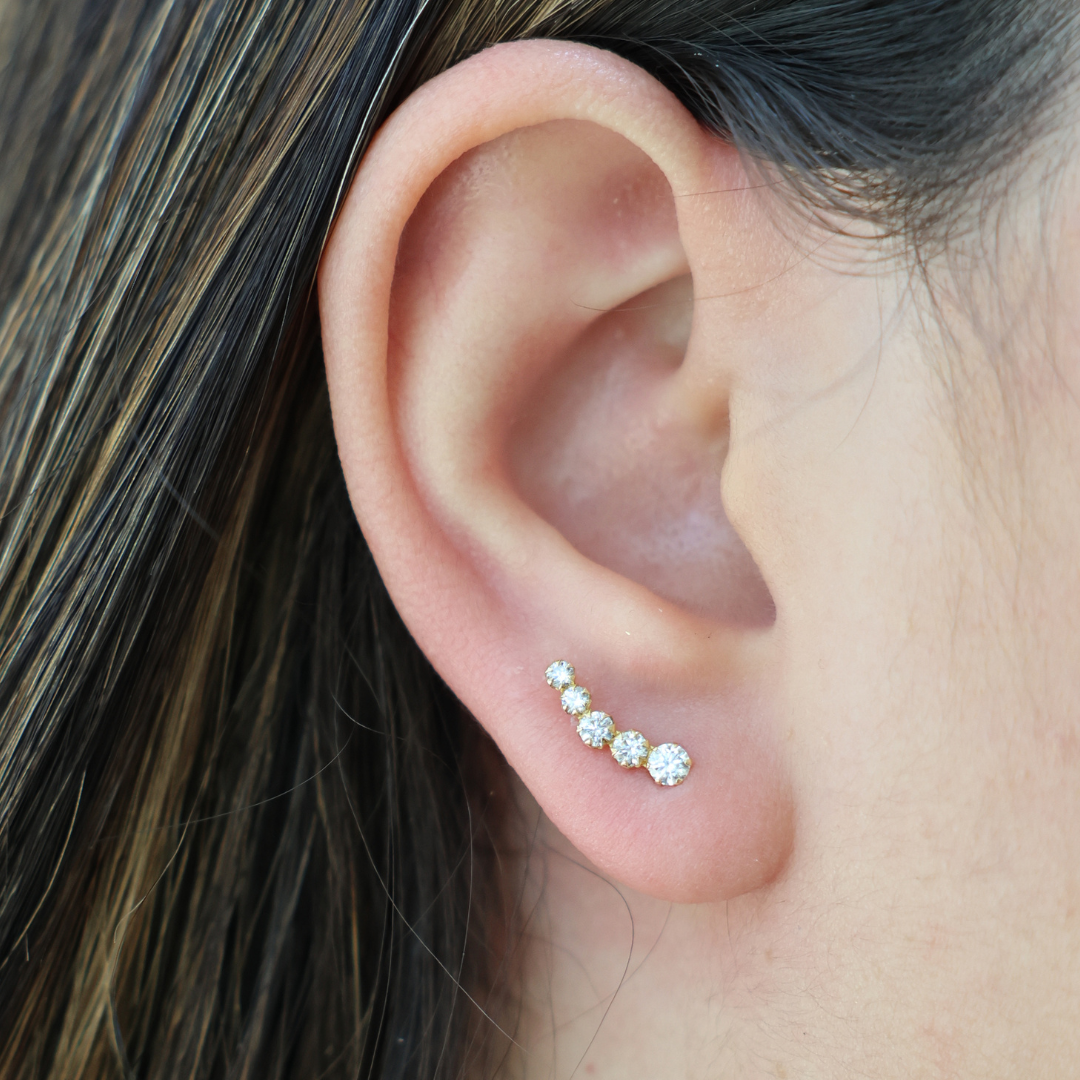Large Cz Stud