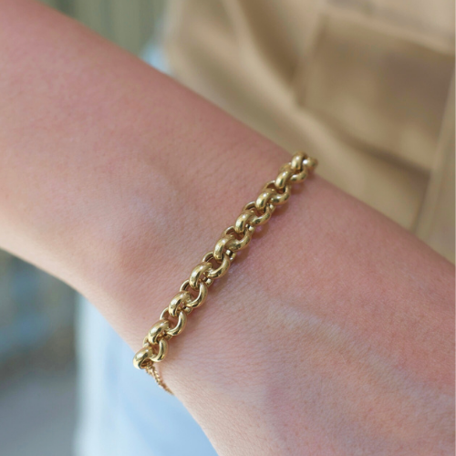 Fancy Style Rolo Link