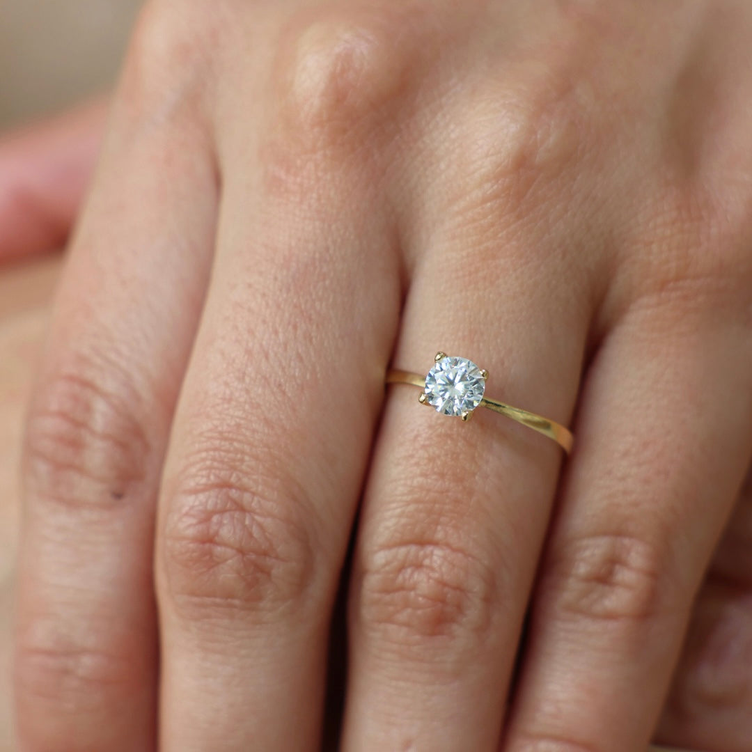 Solitaire Ring Zirconia
