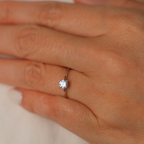 Zirconia Engagement Ring