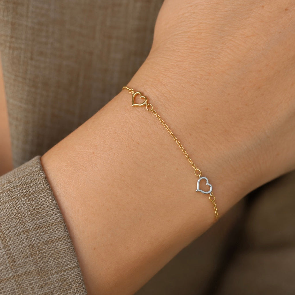 Open Heart Bracelet