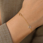 Open Heart Bracelet