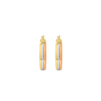 TRI RING MEDIUM HOOPS