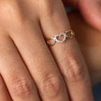 Heart With Zirconia Ring