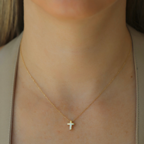 Mini Cross Style Necklace