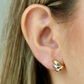 Three Gold fancy style Stud