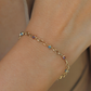 Blue and Red Turk Eye Bracelet