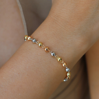 Diamond Cut Balls Bracelet