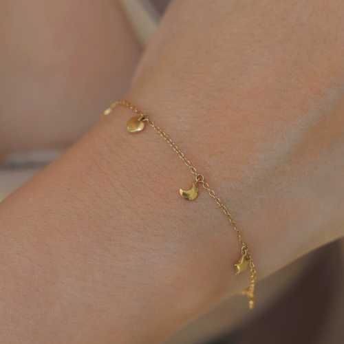 Star and Moon Bracelet