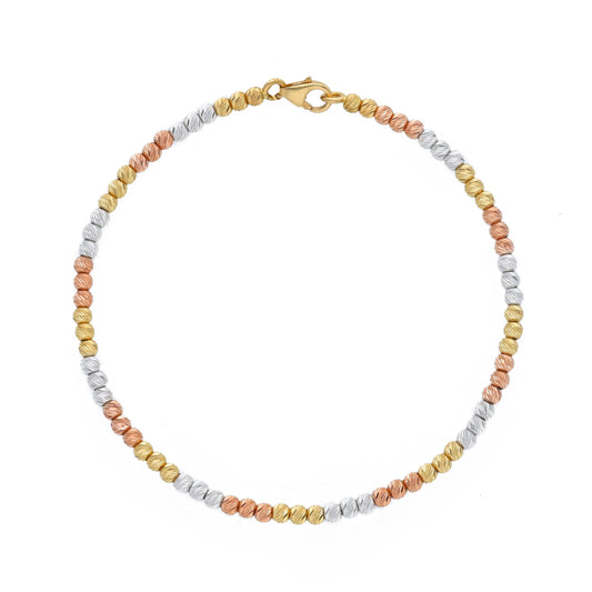 Diamond Cut Balls Bracelet