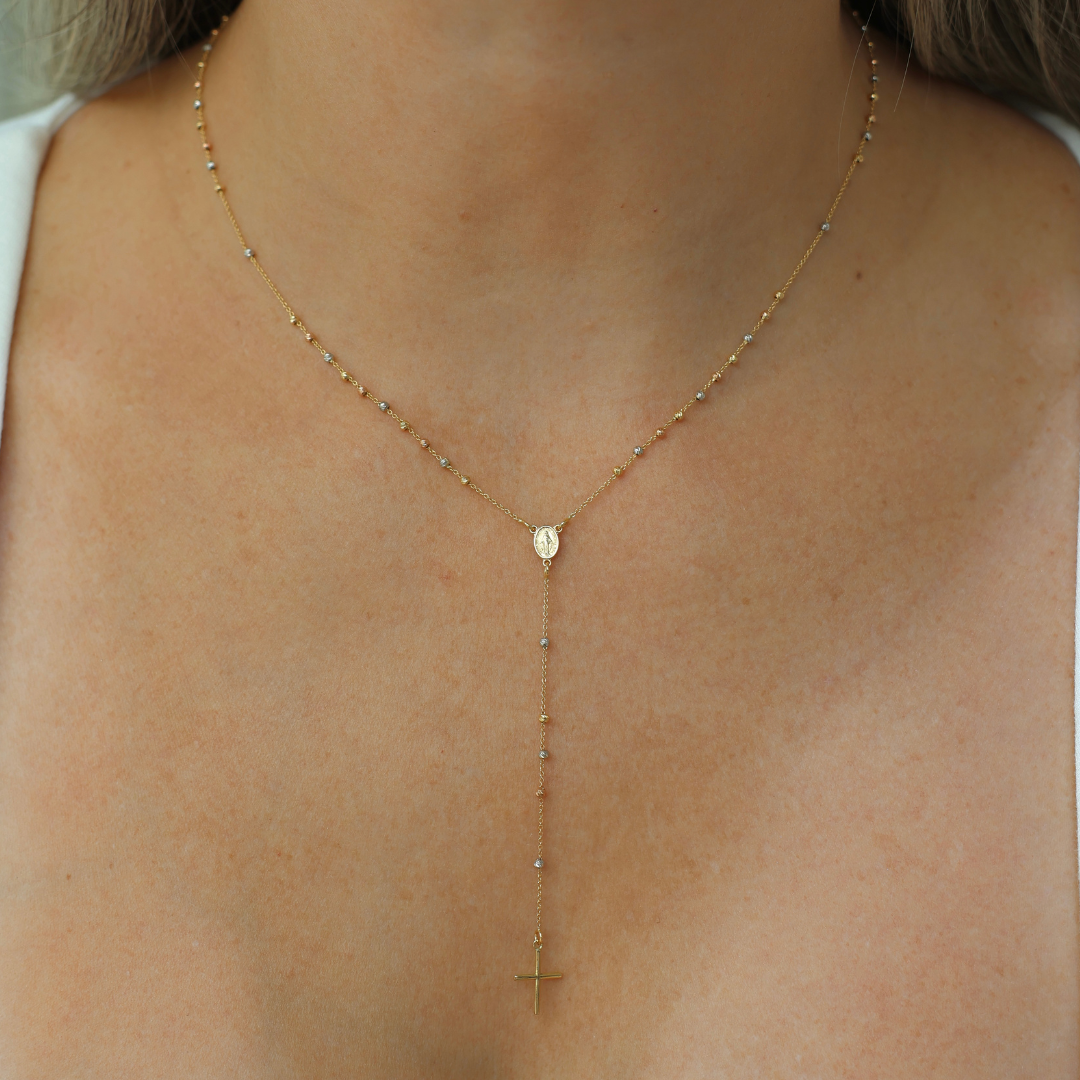 Small Diamond Cut Rosary