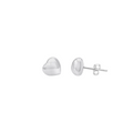 Heart Puff Stud Medium