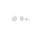 Heart Puff Stud Medium