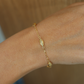 Diamond Cut Oval Bracelet