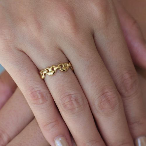 Heart Mariner Style Ring