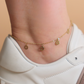 Charm Flowers Style Anklet