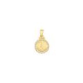 Cz Milagrosa Medal Pendant