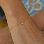 Oval Milagrosa With Cz Bracelet