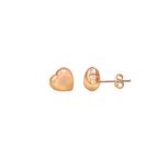 Heart Puff Stud Medium