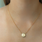 Round Guadalupe Necklace Solid