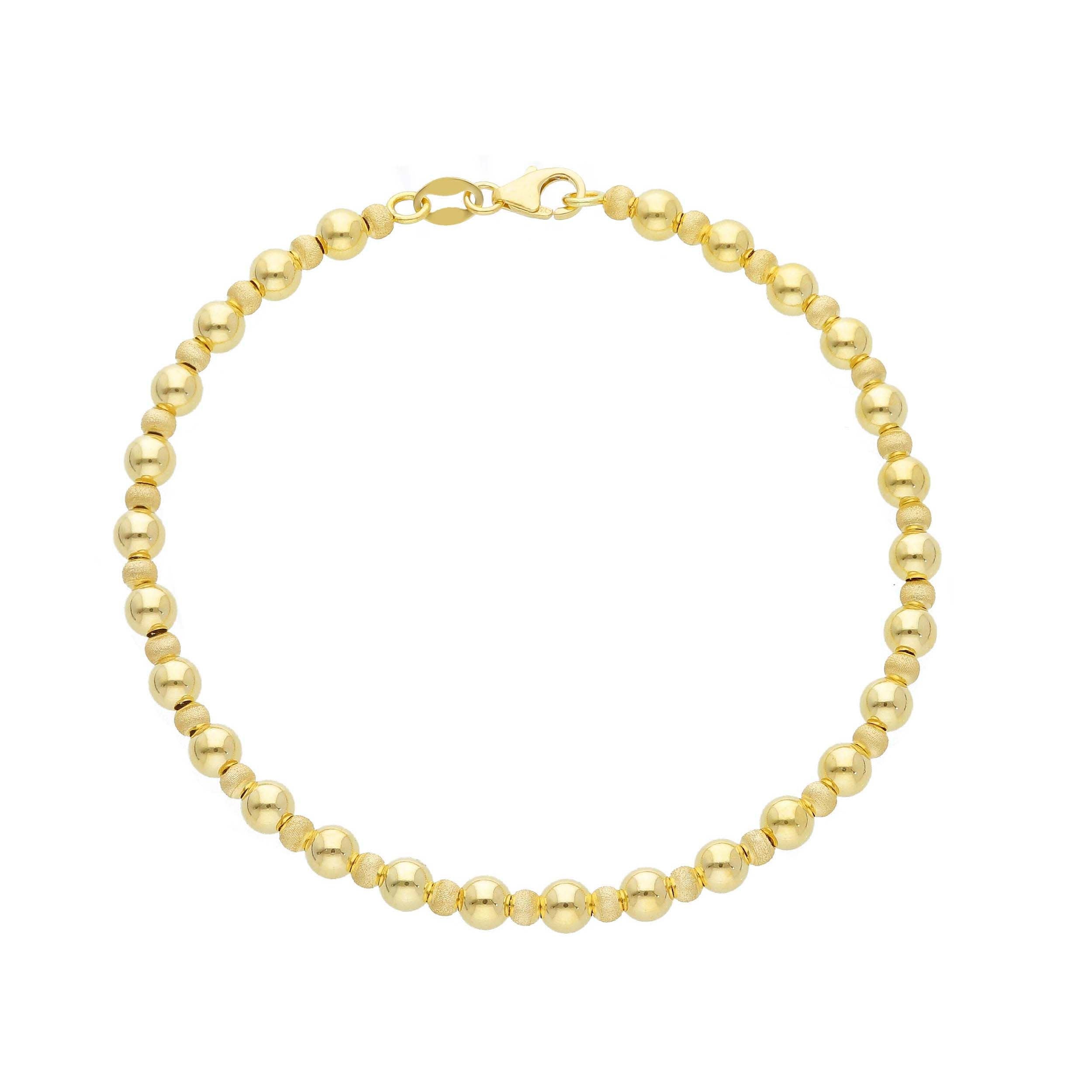 Diamond Cut Balls Bracelet