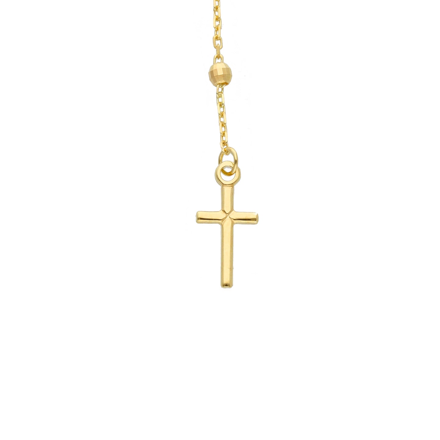 Diamond Cut Two Cross Rosary