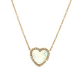 Mother Pearl Heart Diamond
