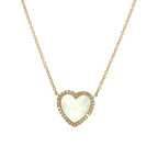 Mother Pearl Heart Diamond